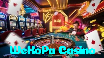 WeKoPa Casino casino presented on mobile device in Pakistan with slots and live games